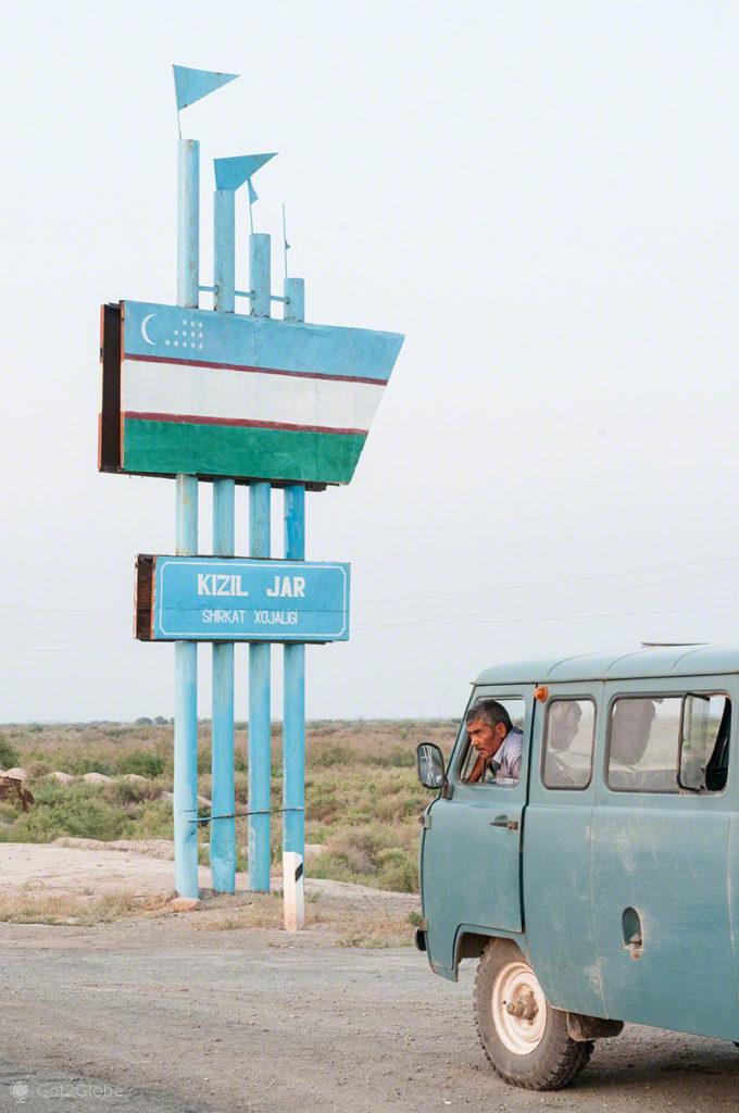 Sinaletica, Transporter, Aralsee, Usbekistan