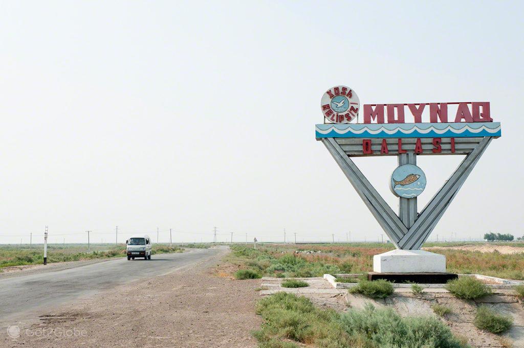 Sinaletica-Straße, Aralsee, Usbekistan