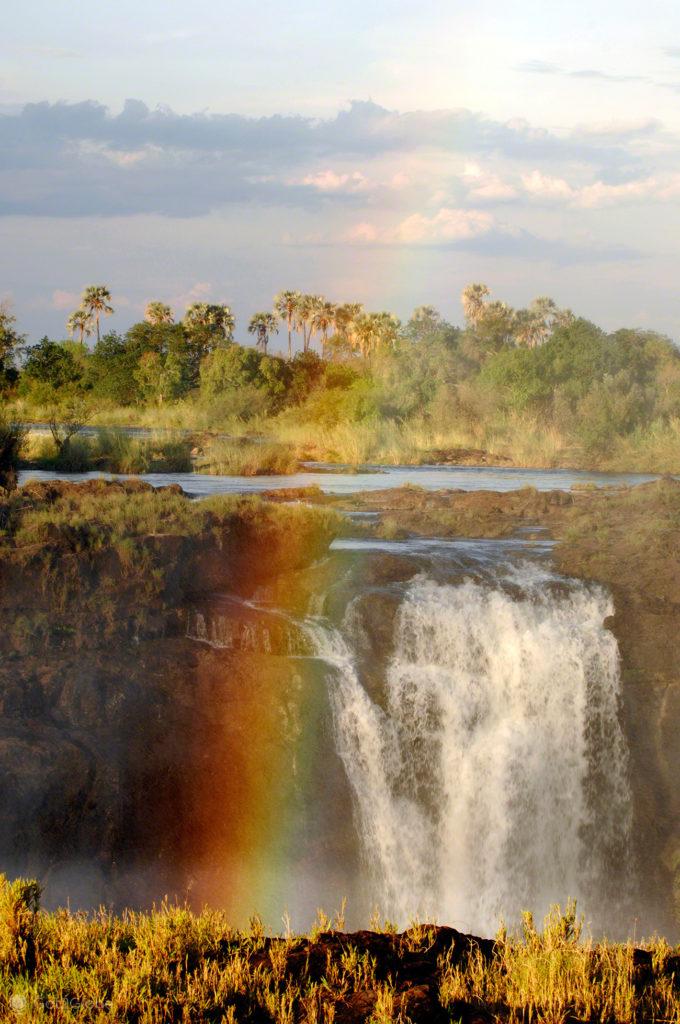 victoria falls, zimbabwe, rainbow