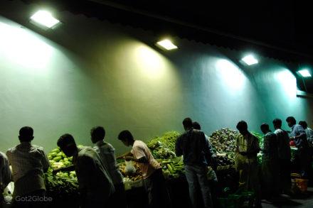 Vegetais, Little India, Singapura de Sari, Singapura