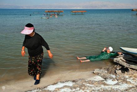 Mar Morto, Tona de água, Lugar Mais Baixo Terra, Israel, repouso