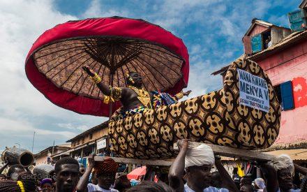 Nana Kwame V, chefe ganês, festival Fetu Afahye, Gana