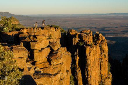 Cliffs above the Valley of Desolation, near Graaf Reinet, South Africa