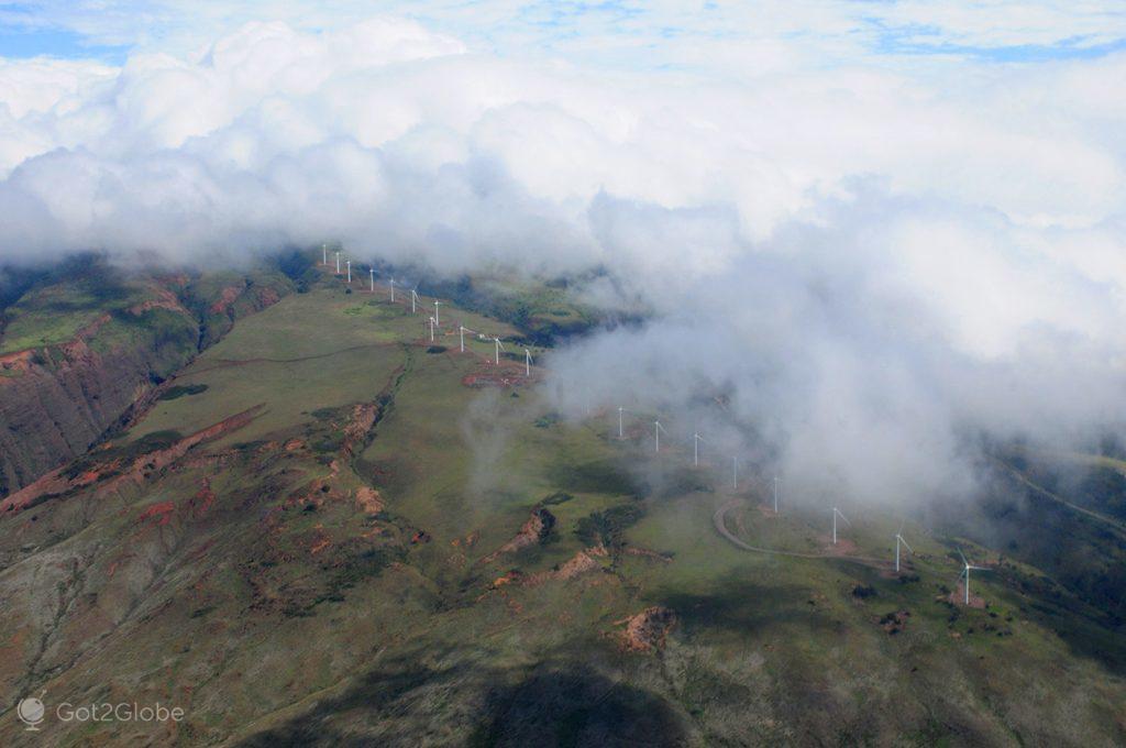 Vista aérea de Maui, Hawaii
