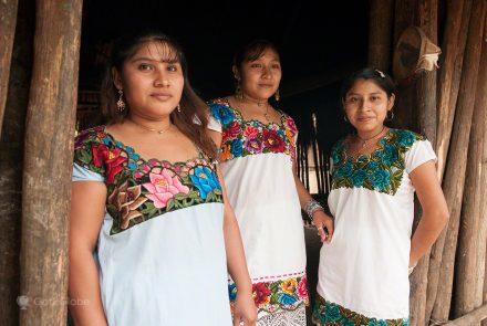 Cobá, viagem às Ruínas Maias, Pac Chen, Maias de agora