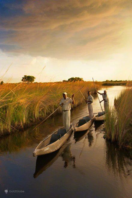Okavango Delta, Not all rivers reach the sea, Mokoros