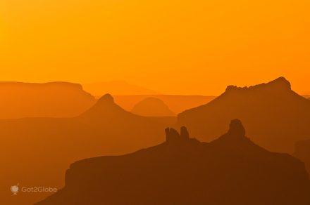 Grand Canyon, Arizona, Viagem América do Norte, Abismal, Sombras Quentes
