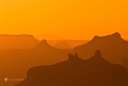 Grand Canyon, Arizona, Viagem América do Norte, Abismal, Sombras Quentes