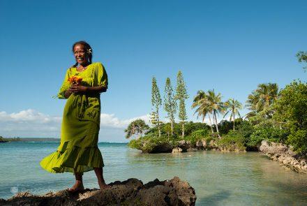 Lifou, Ilhas Lealdade, Nova Caledónia, Mme Moline popinée