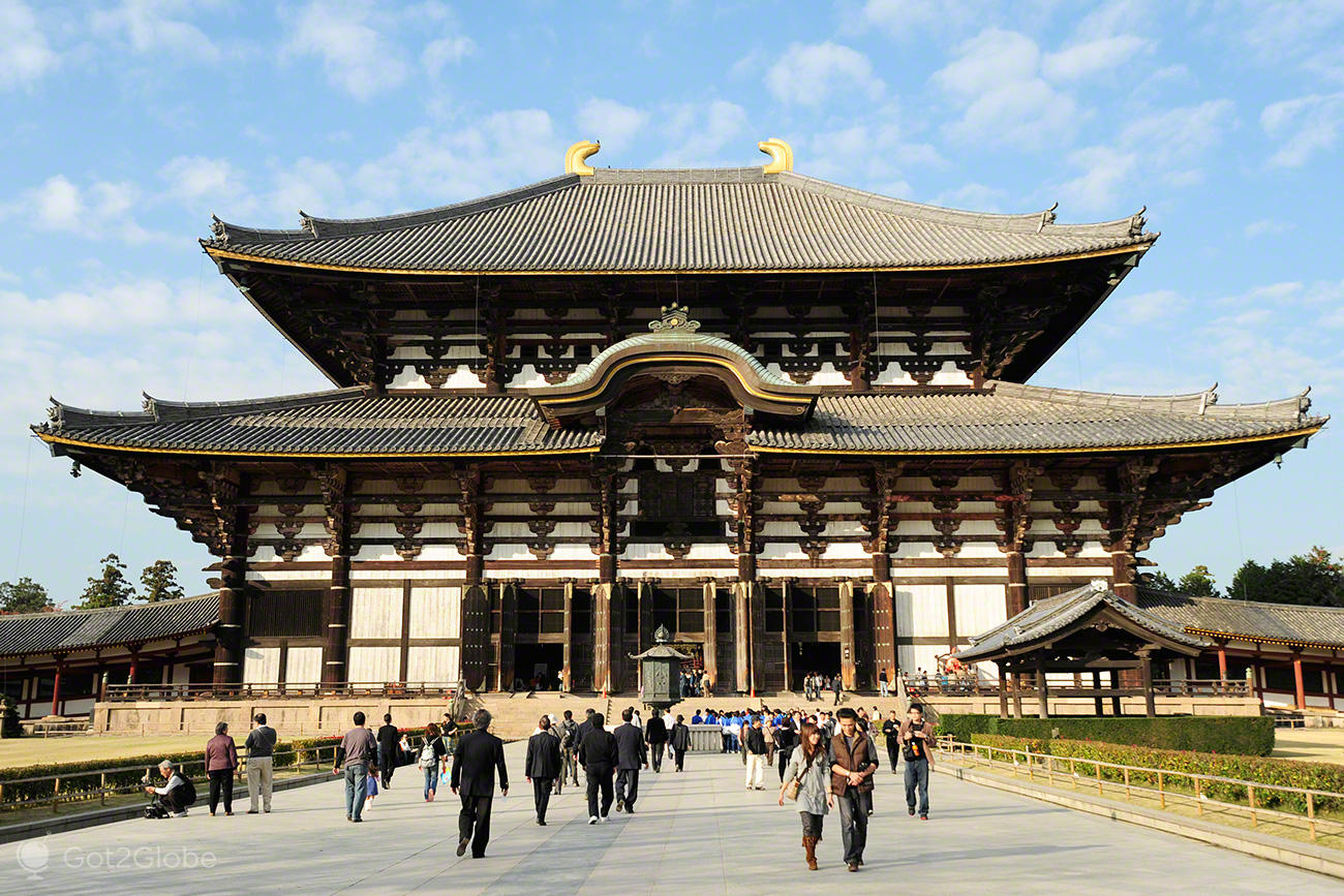 Todai Ji Nara Le Berceau Colossal Du Bouddhisme Nippon Japon