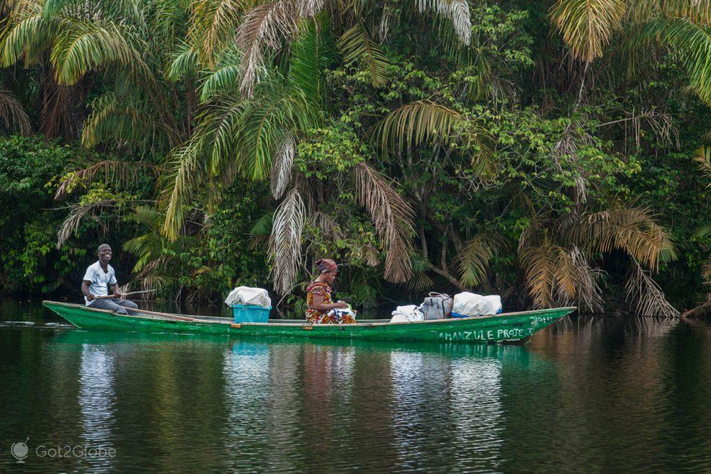 En route to Nzulezu, Lake Amansuri, Ghana