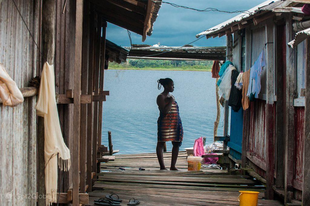 Resident of Nzulezu, Ghana