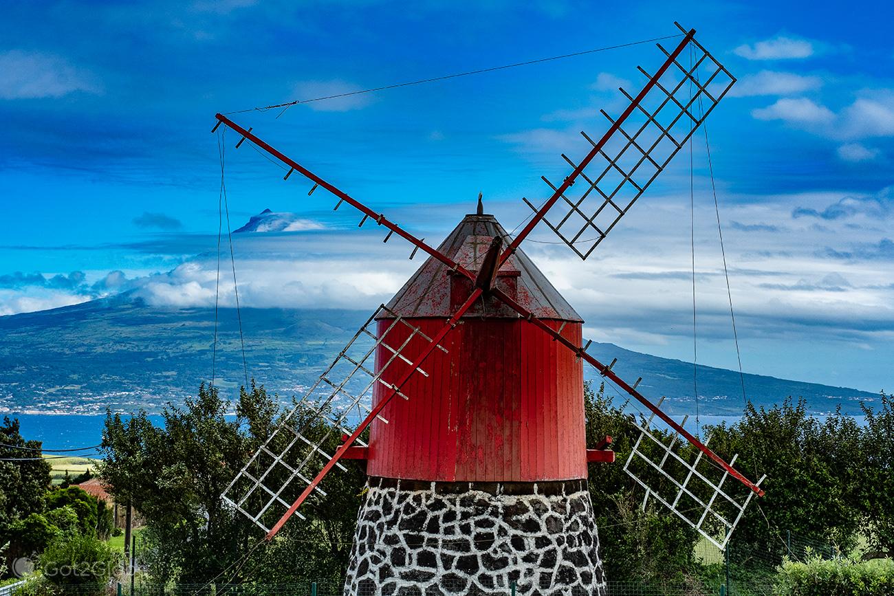 Moinho de vento, Windmühle auf Faial / Azoren, willi_bremen