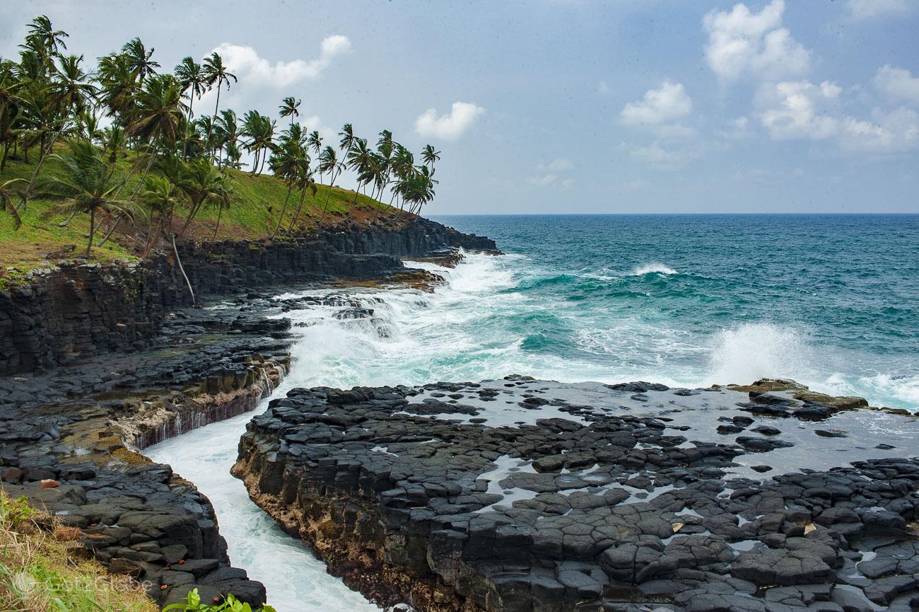 São Tomé e Príncipe Viagem até onde São Tomé Aponta o Equador