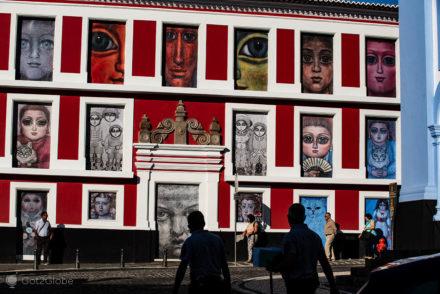 Angra do Heroísmo, Terceira, Açores, de capital histórica a Património Mundial, arte urbana