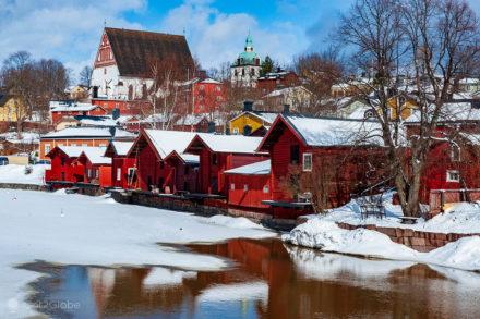 Porvoo, Finlândia, armazéns