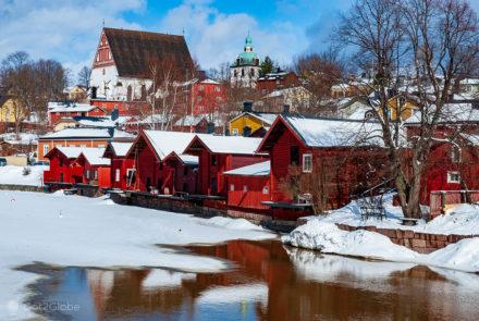 Porvoo, Finlândia, armazéns