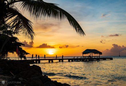 Tobago, Pigeon Point, Scarborough, pontão