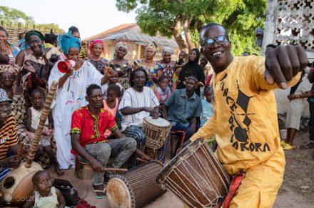 Tabatô, Guiné Bissau, tabanca músicos mandingas. Baidi